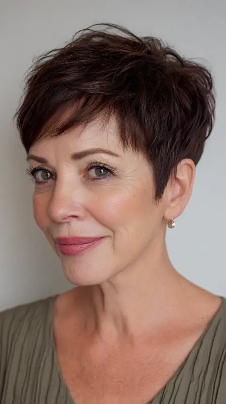 Stylish Textured Pixie Cut with Soft Layers