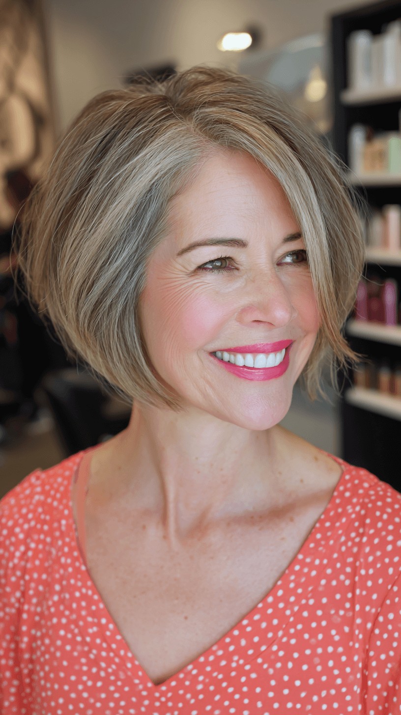 Textured Bob with Soft Face-Framing Layers