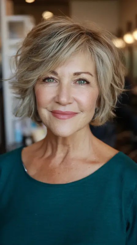 Textured Short Shag with Soft Volume