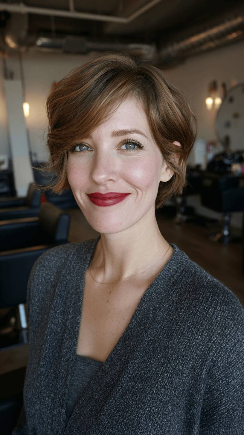 Stylish Textured Pixie Cut with Soft Layers