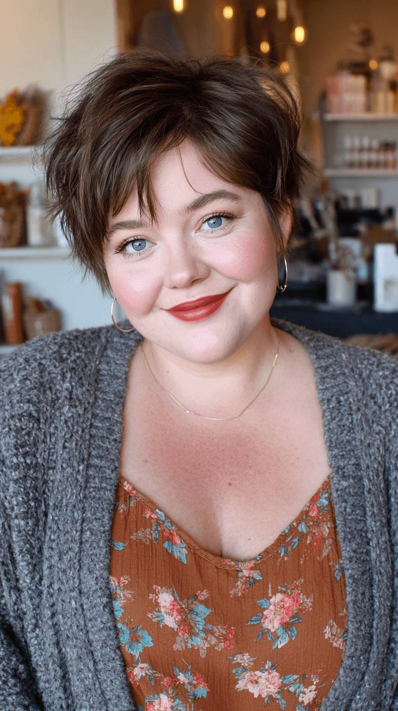 Playful Textured Pixie Cut with Soft Volume