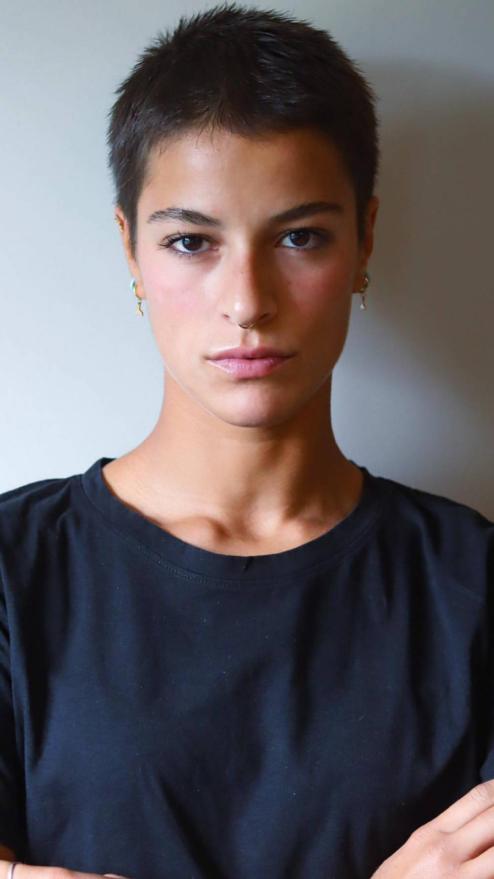 Chic Short Textured Crop with Defined Edges