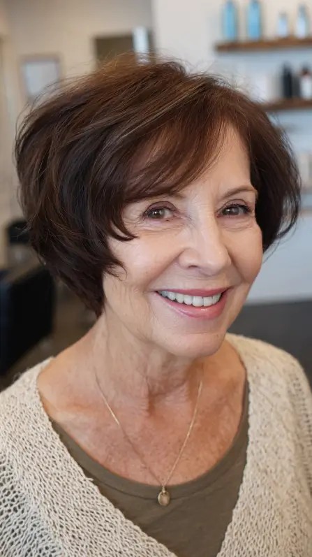 Chic Textured Bob with Soft Movement
