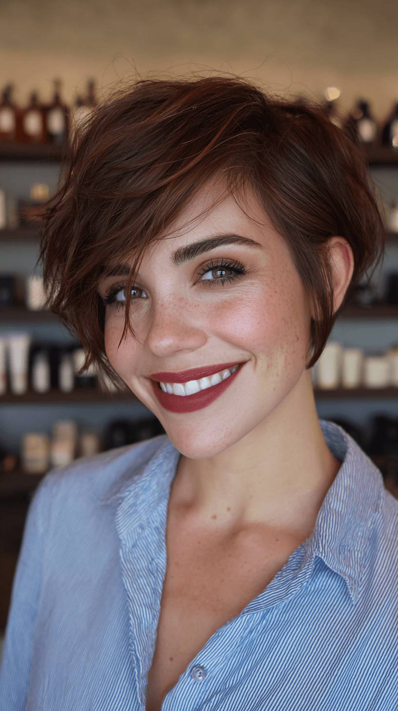 Chic Textured Bob with Subtle Waves