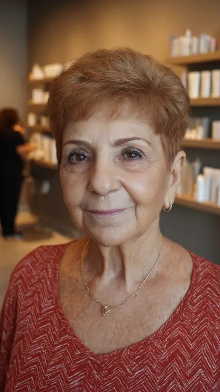 Chic Textured Light Brown Short Cut with Subtle Volume