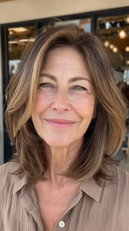 Effortless Layered Cut with Natural Highlights