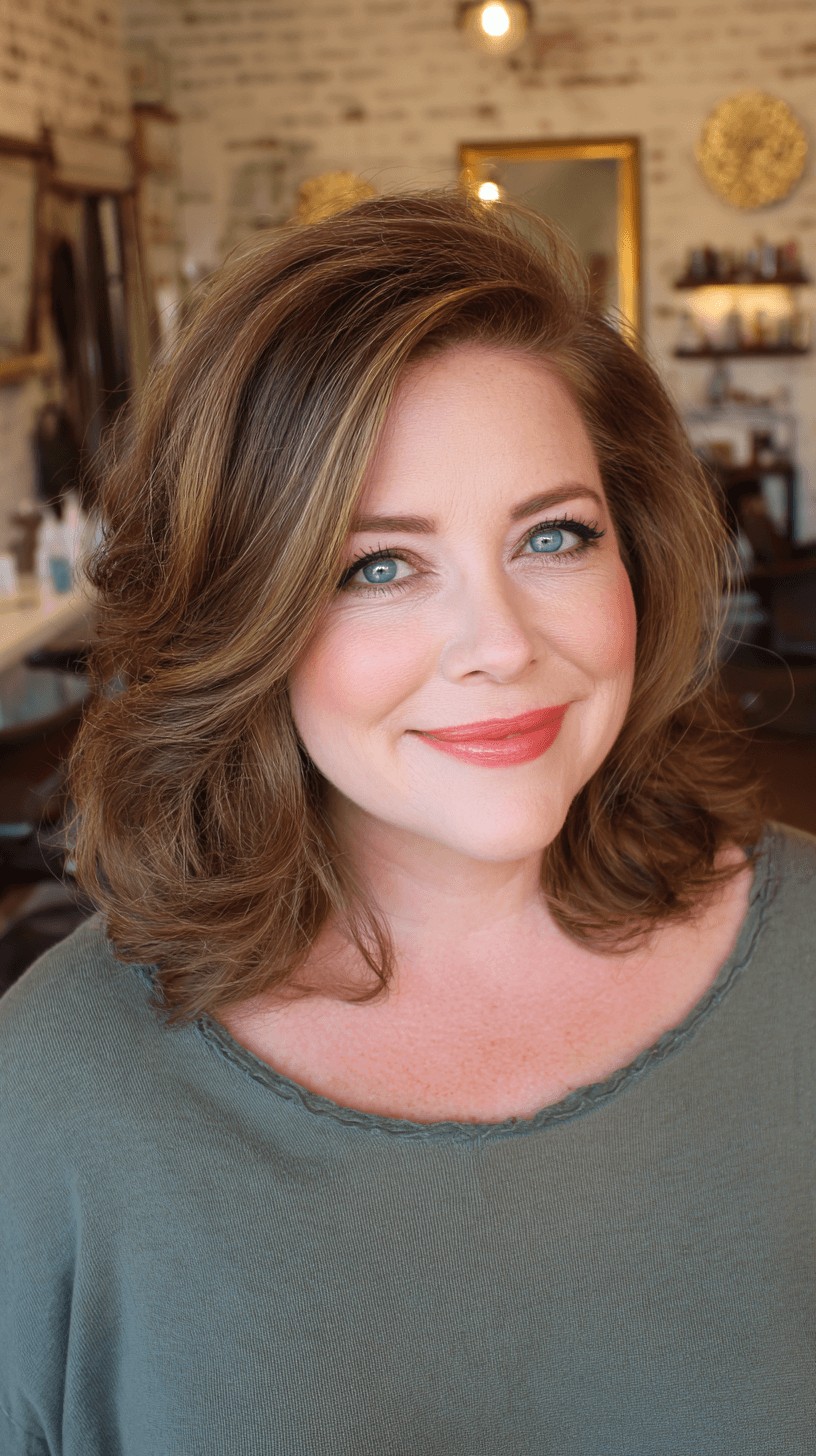 Elegant Layered Cut with Subtle Waves