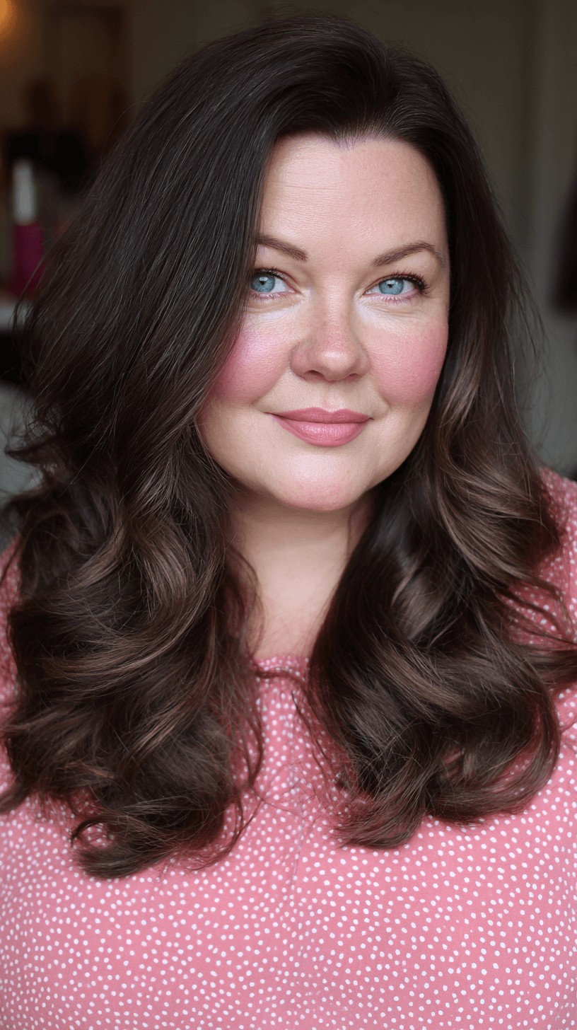 Glamorous Long Layered Waves with Subtle Highlights