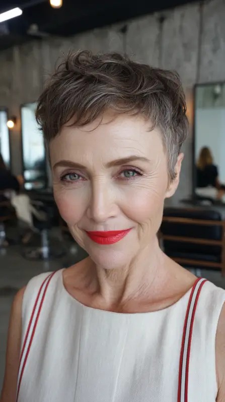Modern Textured Pixie Cut with Soft Volume