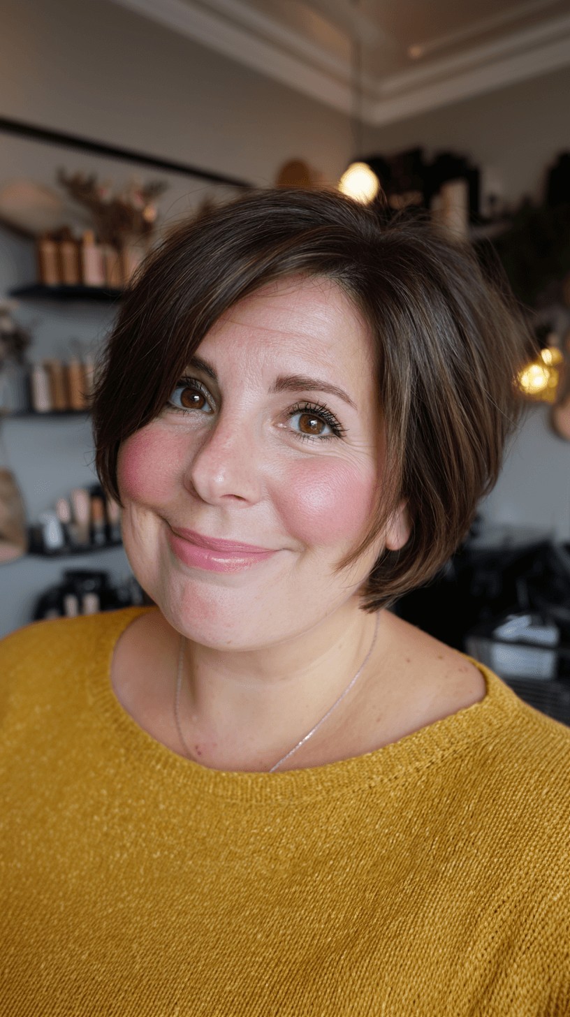Playful Textured Bob with Subtle Volume