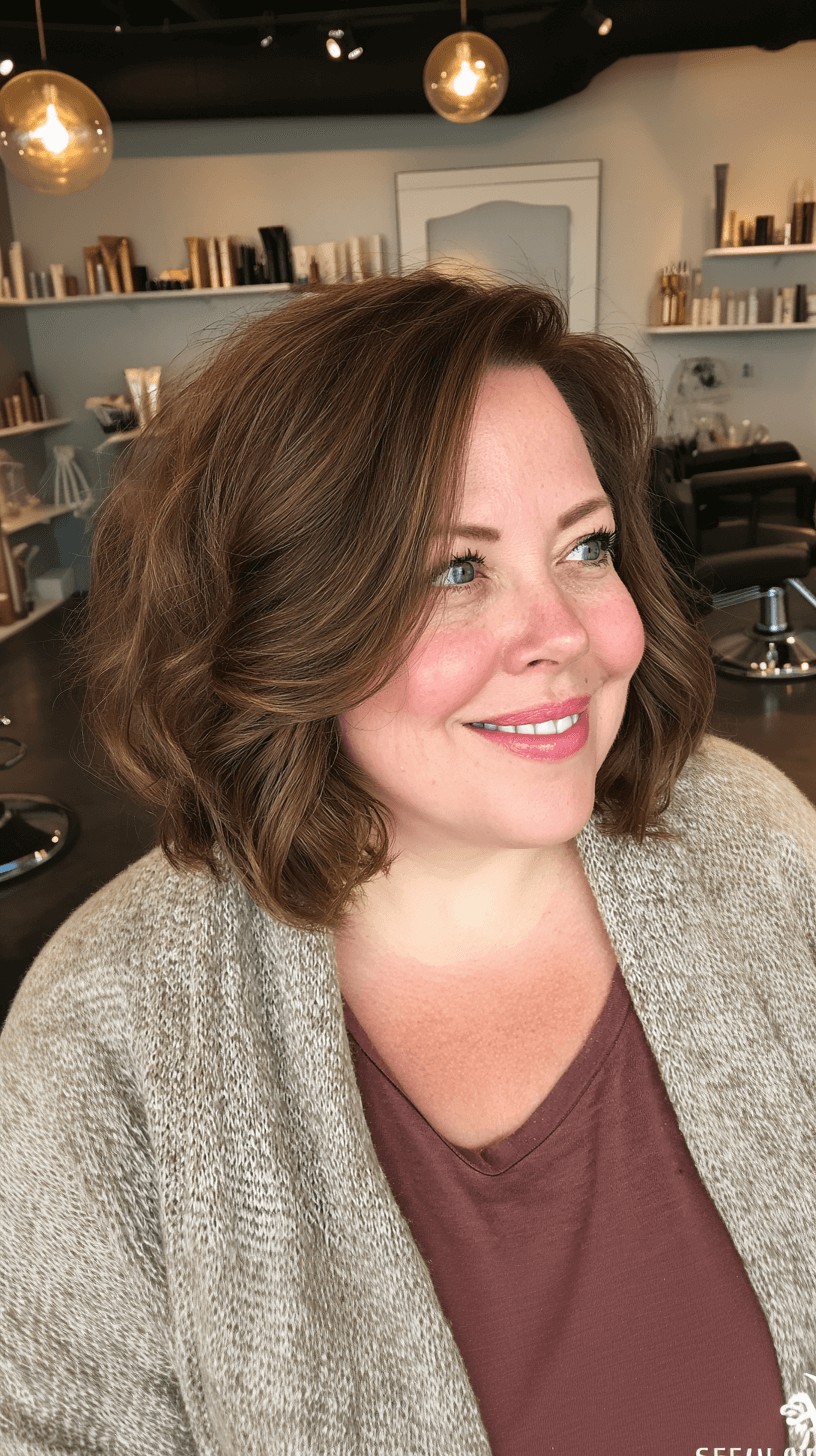 Soft Textured Bob with Subtle Waves