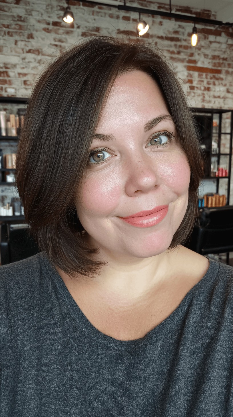 Stylish Textured Lob with Subtle Layers
