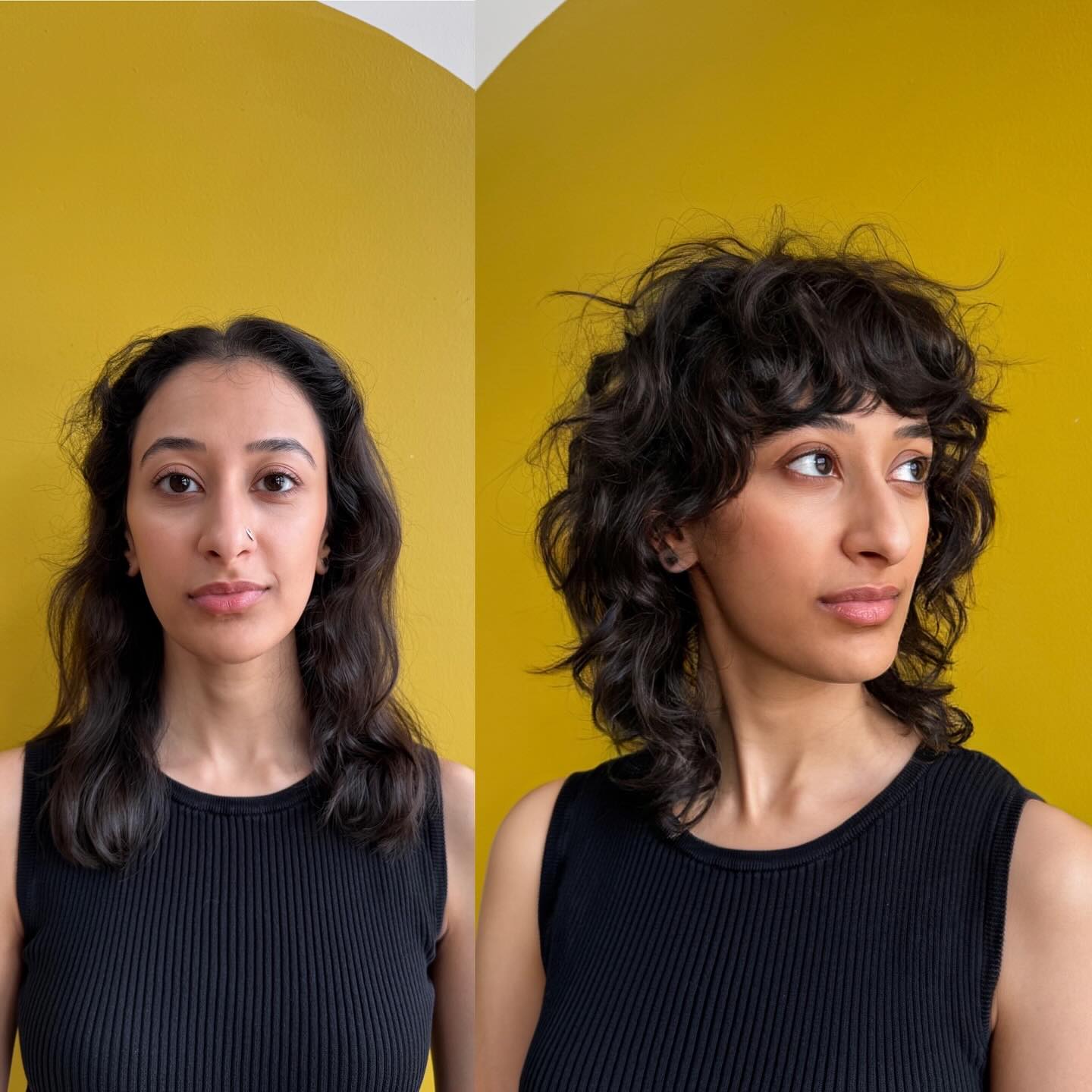 Textured Shag with Playful Bangs