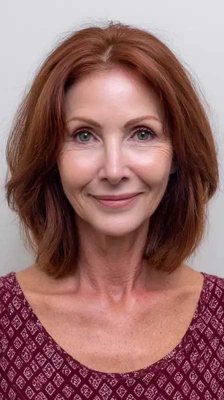 Warm, Textured Lob with Subtle Layers