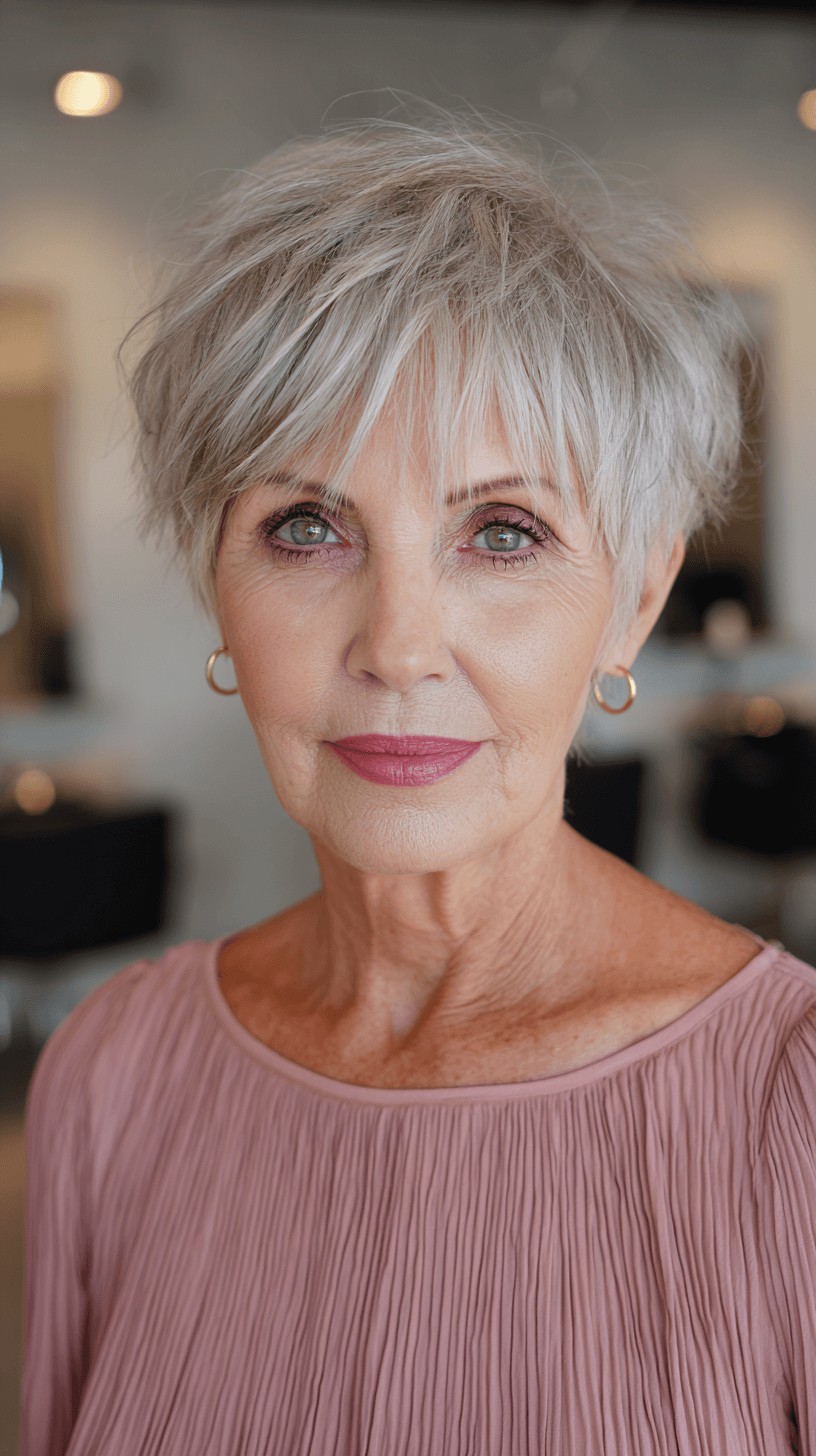 Chic Short Textured Pixie with Delicate Layers