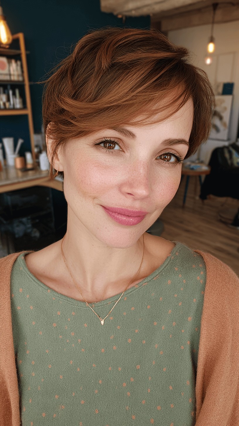 Chic Textured Short Cut with Soft Layers