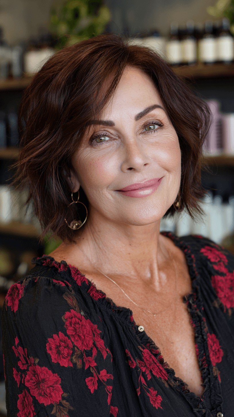 Modern Textured Lob with Subtle Waves