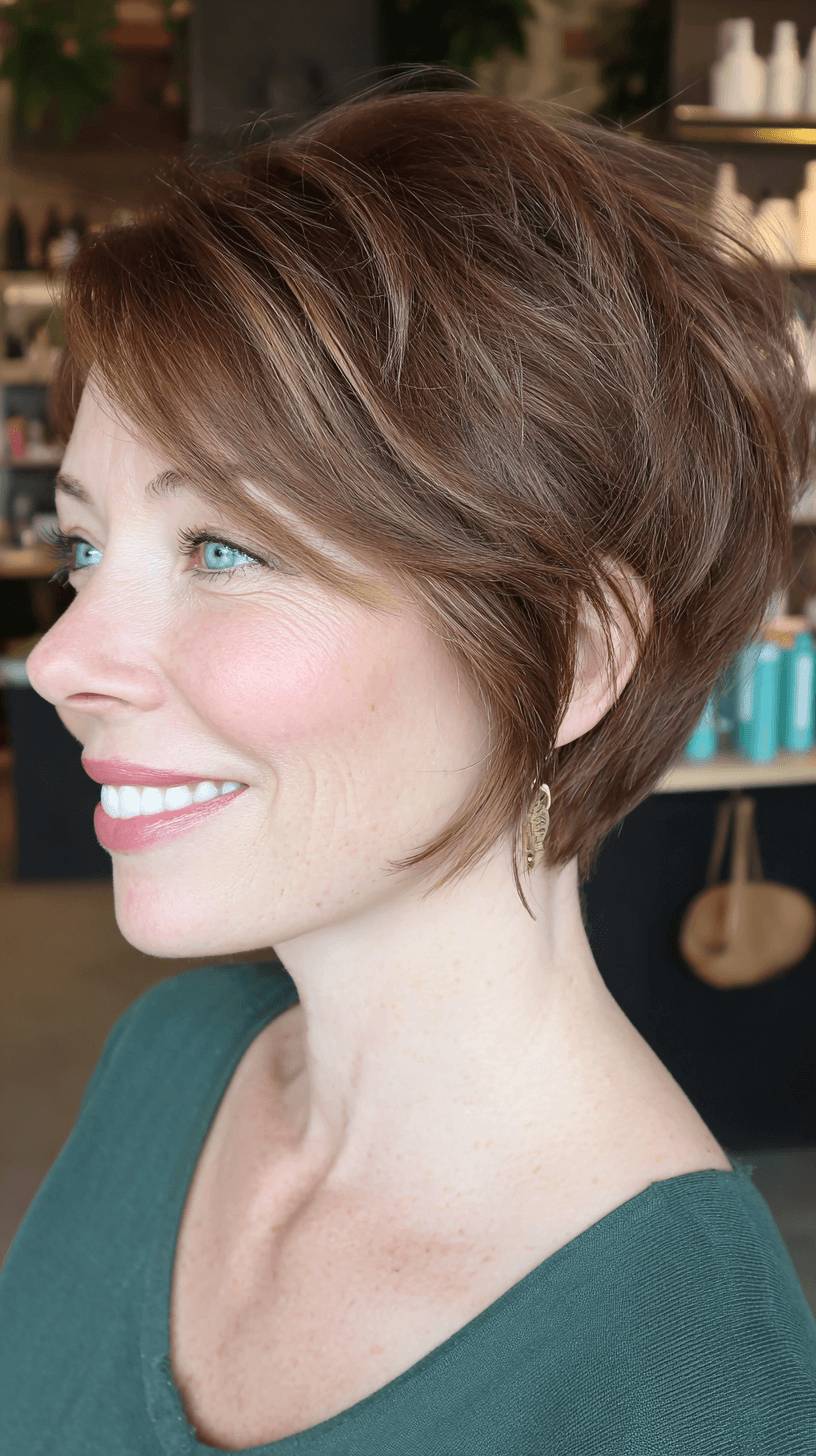 Modern Textured Stacked Cut with Soft Layers