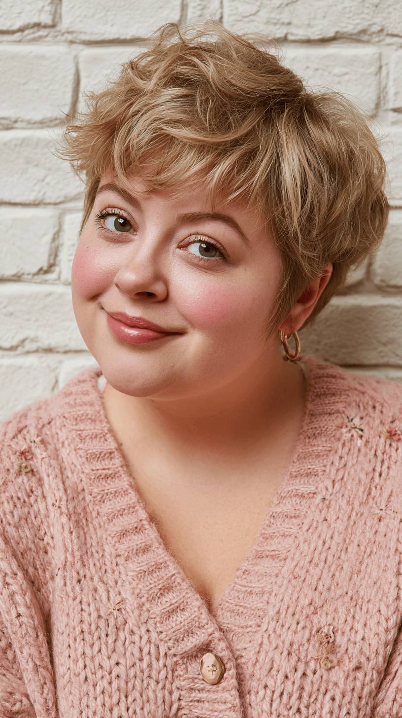 Textured Pixie Cut with Soft Layers