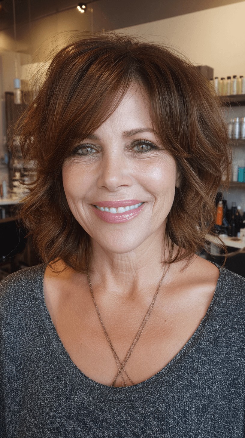 Textured Wavy Cut with Soft Layers