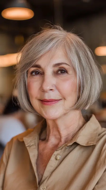 Chic Textured Bob with Soft Layers