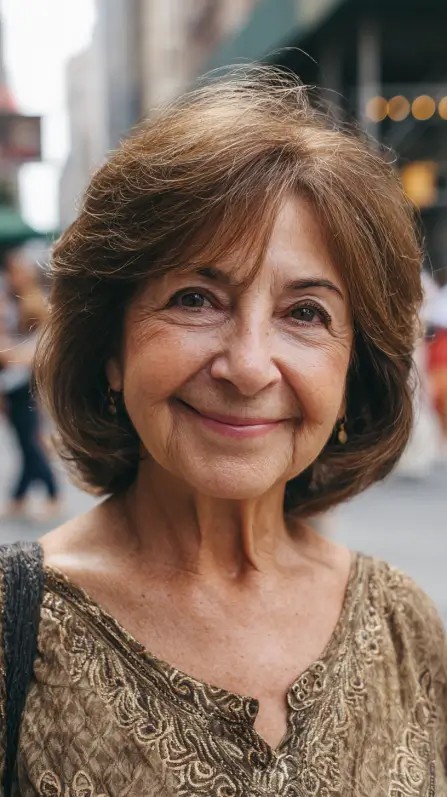 Charming Layered Bob with Subtle Volume