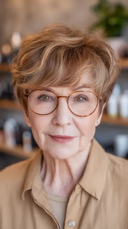 Charming Textured Short Cut with Soft Volume
