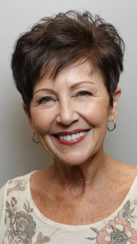 Chic Textured Short Cut with Lively Volume