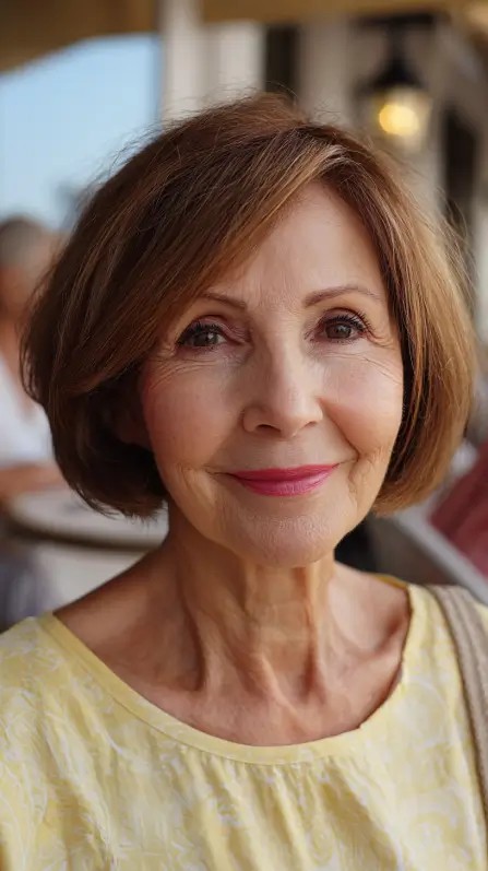 Classic Textured Bob with Soft Volume