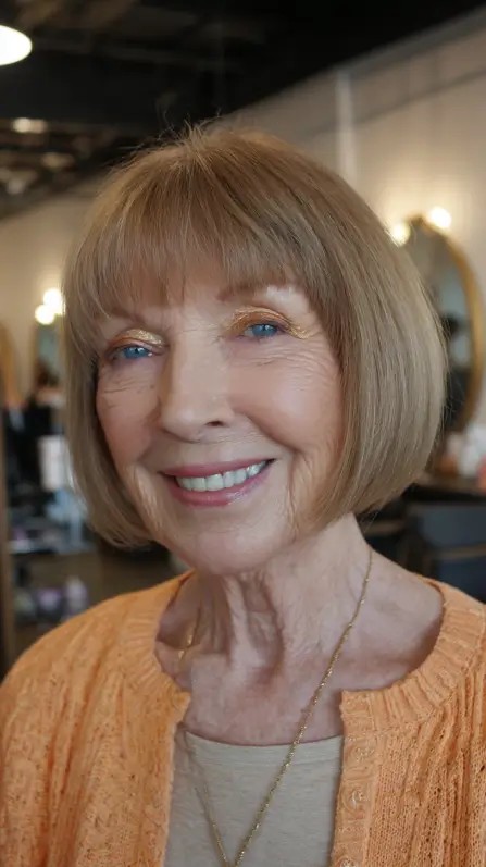 Elegant Soft Bob with Subtle Volume