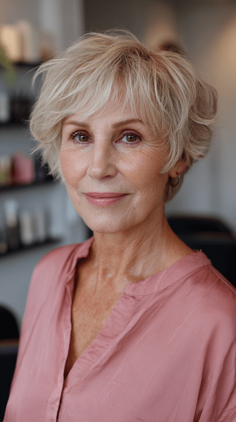 Fluffy Textured Pixie Shag with Delicate Layers
