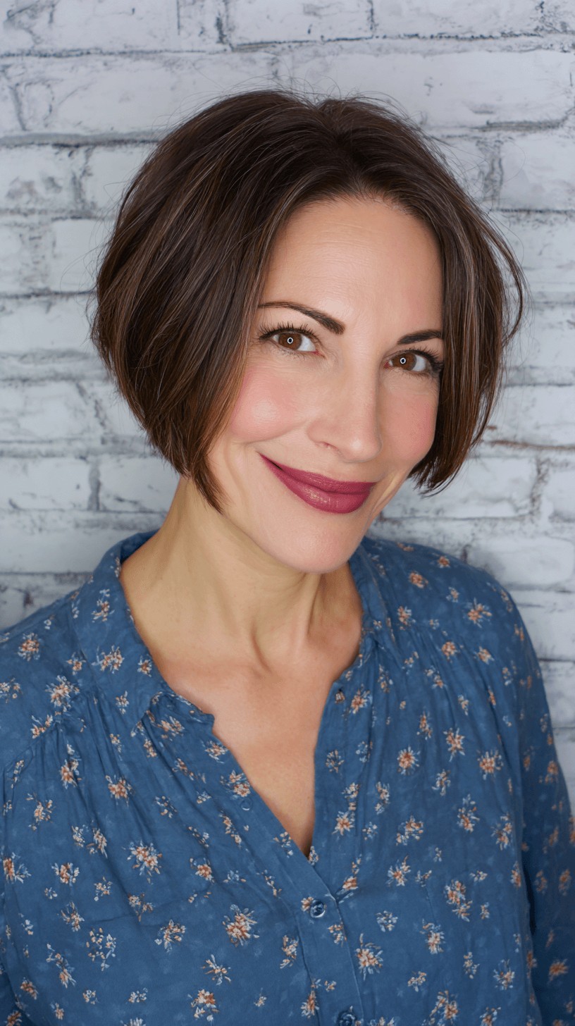 Modern Textured Bob with Soft Layers