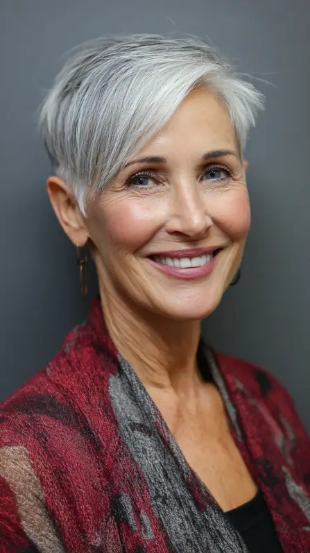 Modern Textured Short Cut with Flattering Layers