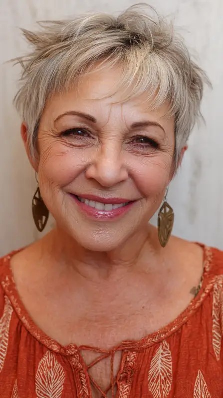 Playful Textured Pixie with Lively Layers