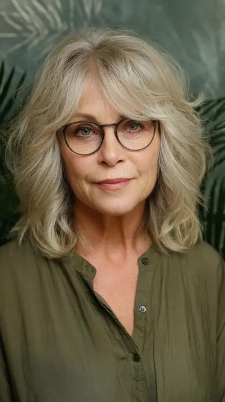 Soft Layered Shoulder-Length Cut with Gentle Waves