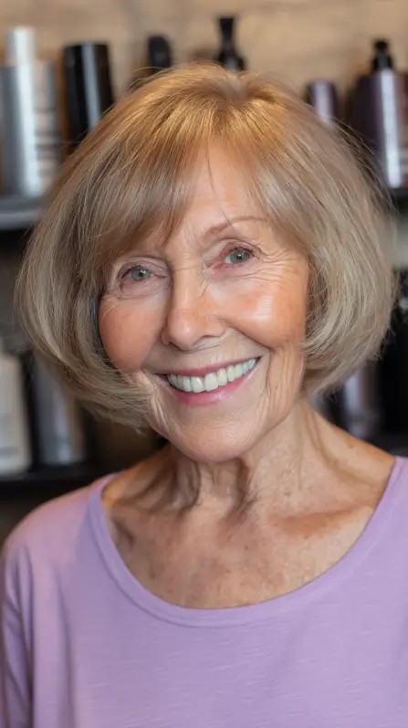 Soft Textured Bob with Subtle Volume