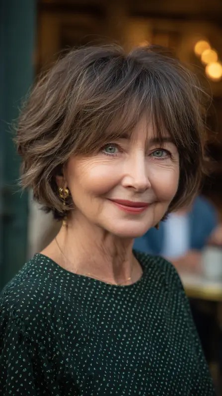 Soft Textured Bob with Wispy Layers