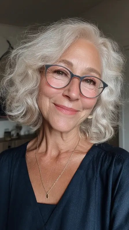 Softly Curled Short Haircut for Effortless Elegance