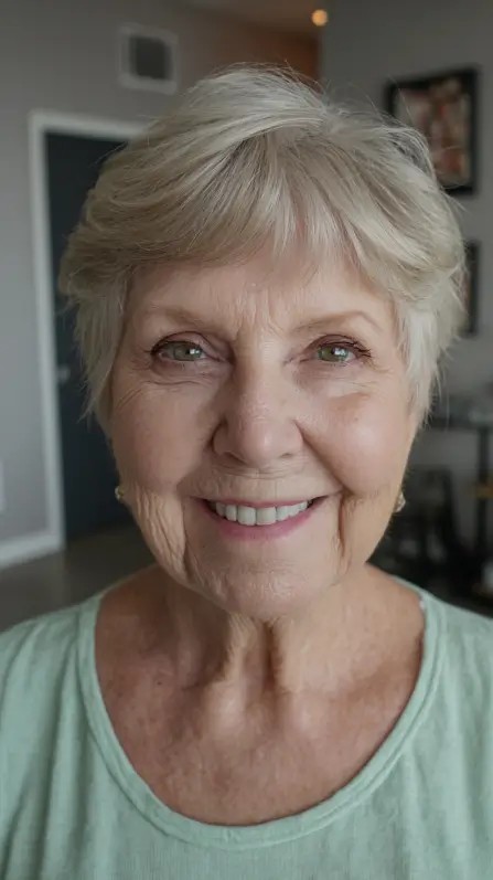 Textured Soft Pixie Cut with Gentle Layers
