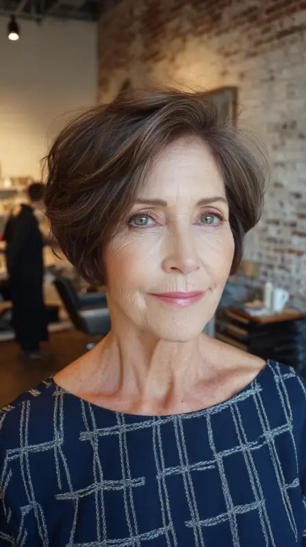 Chic Textured Short Cut with Soft Volume