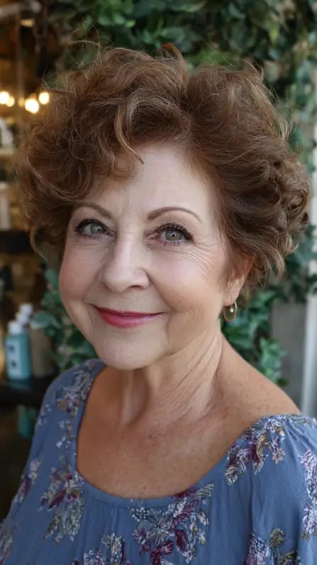 Charming Curly Short Cut with Soft Volume