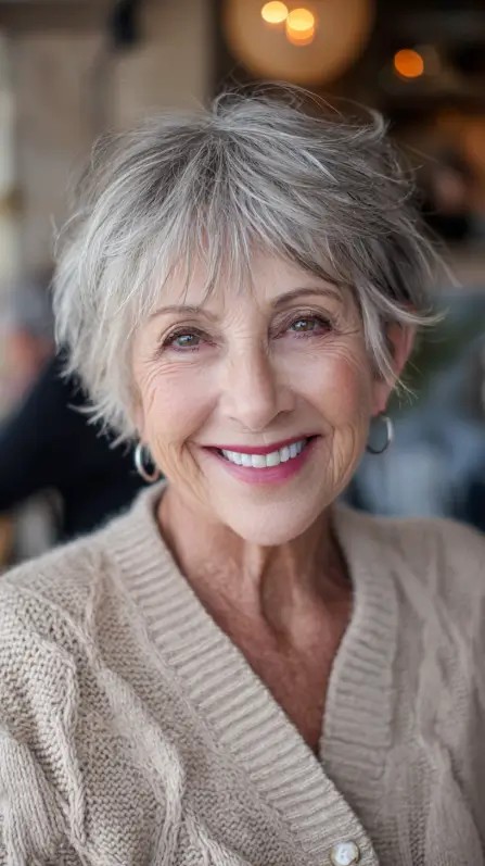 Chic Short Spiky Bob with Textured Layers