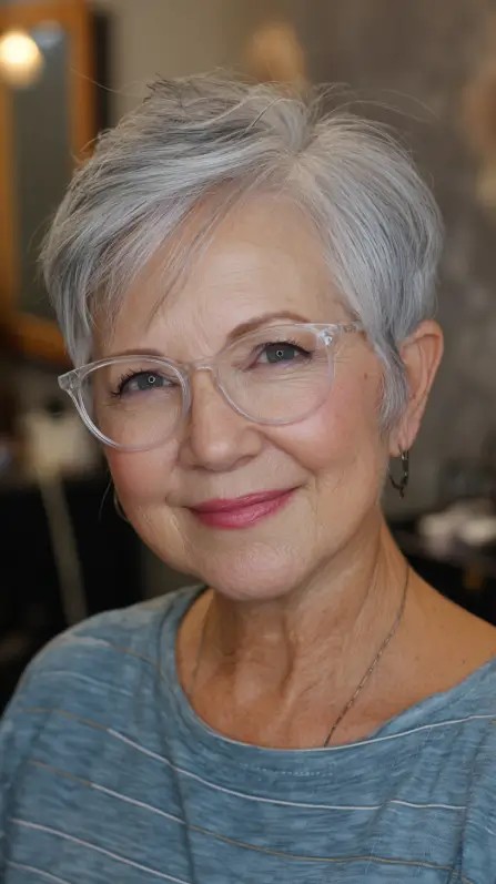 Chic Short Textured Pixie Cut with Soft Layers