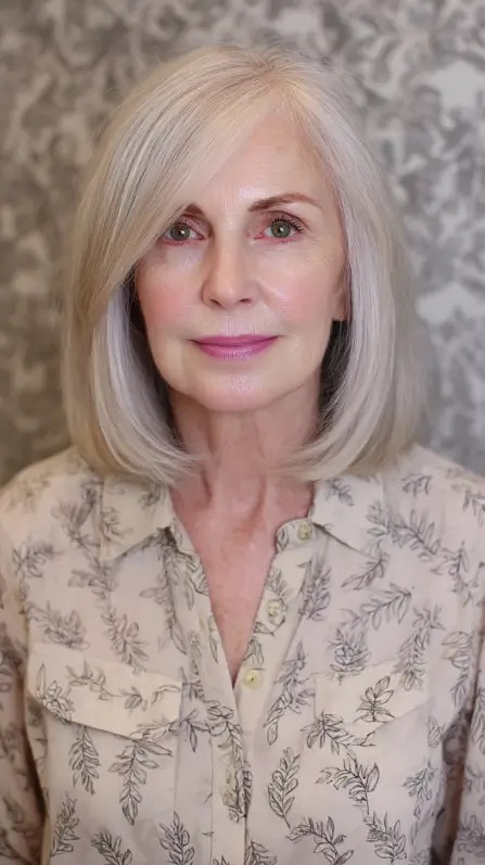 Chic Softly Blended Bob with Subtle Movement