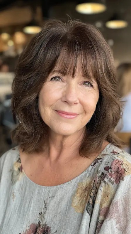 Classic Soft Layered Cut with Face-Framing Bangs