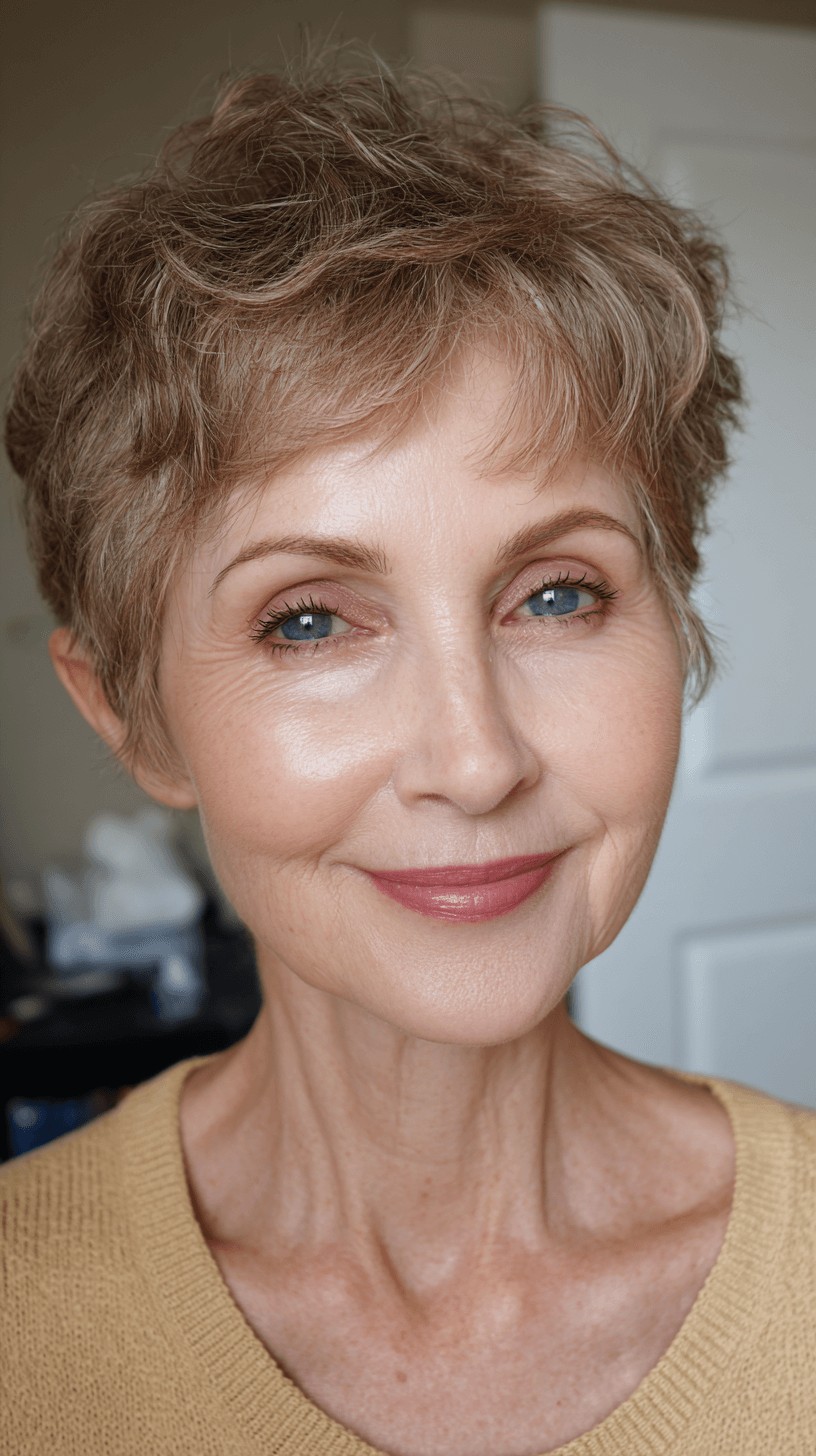 Soft Textured Pixie Cut with Gentle Movement