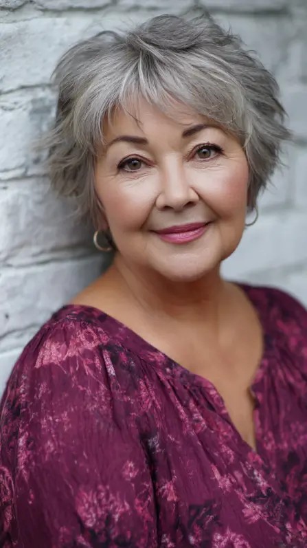 Softly Textured Short Bob with Gentle Lift
