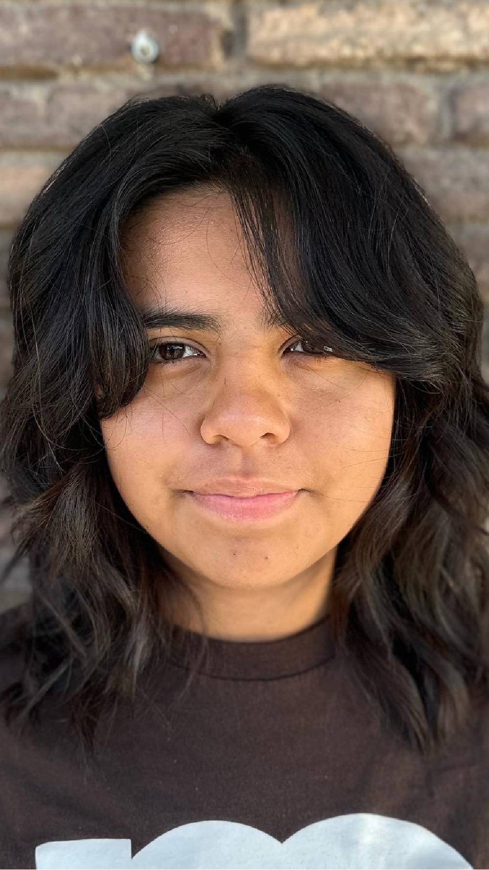 Textured Wolfcut with Subtle Face-Frame Layers