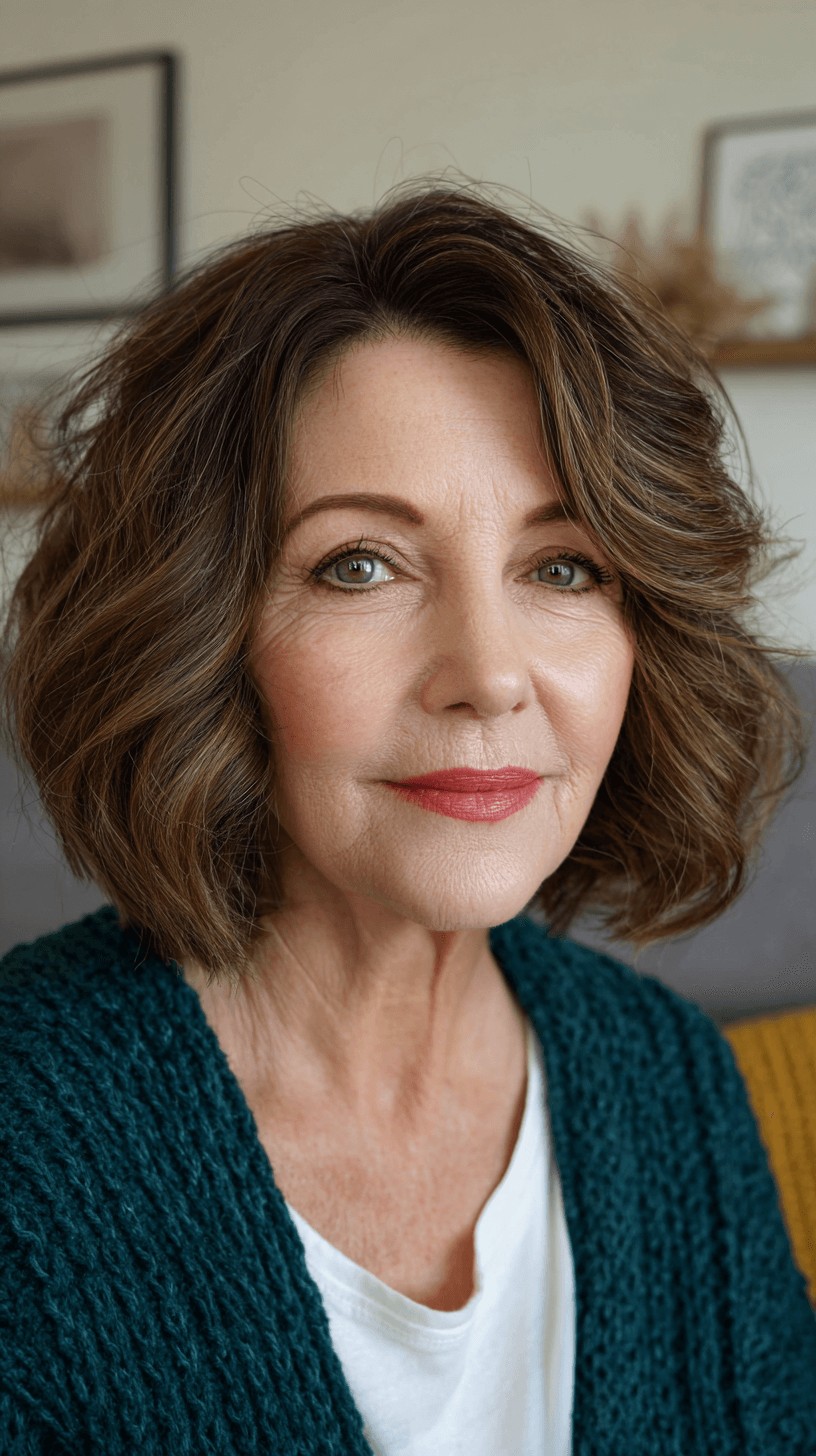73475 chic textured bob with soft waves