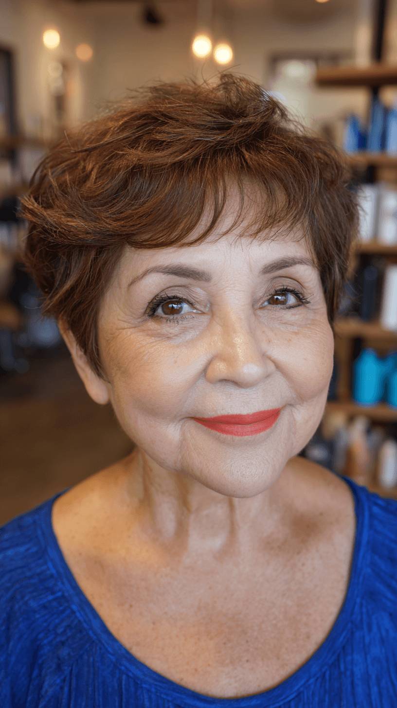Chic Textured Pixie Cut with Soft Volume